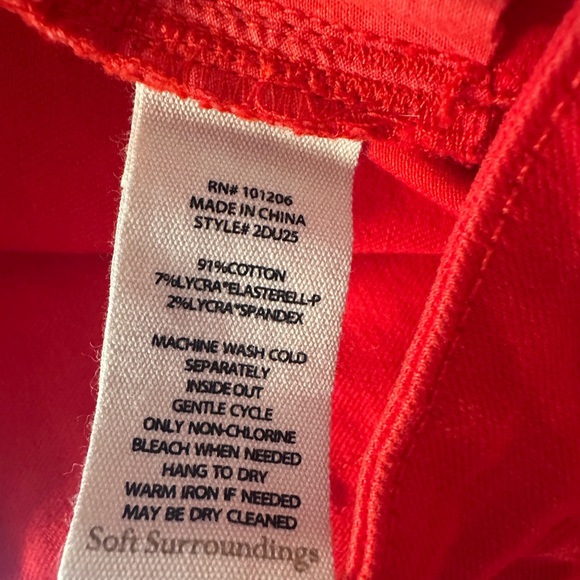 Soft Surroundings straight leg pant - Picture 5 of 5